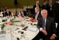 Rex Tillerson and other G7 foreign ministers