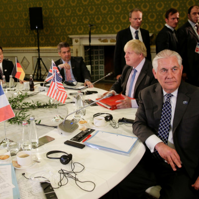 Rex Tillerson and other G7 foreign ministers