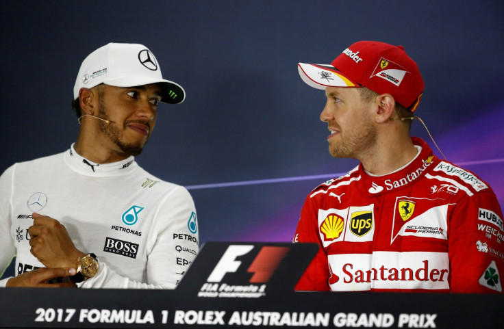 Lewis Hamilton and Sebastian Vettel