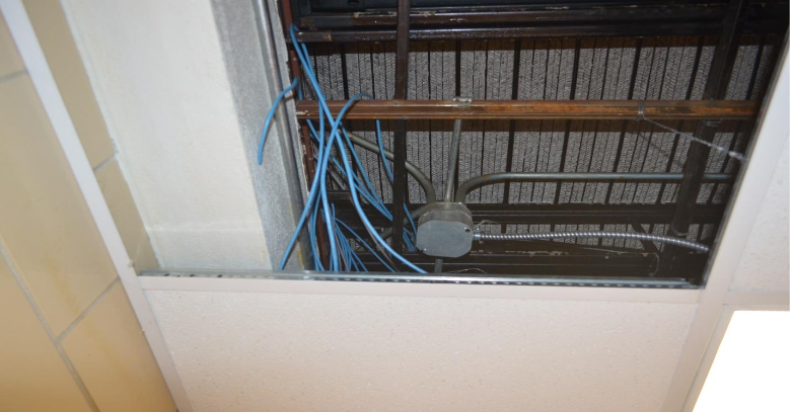 Inmates hid computers in the prison's ceiling 