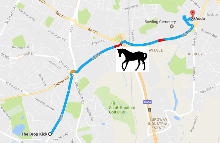 Horses Bradford map