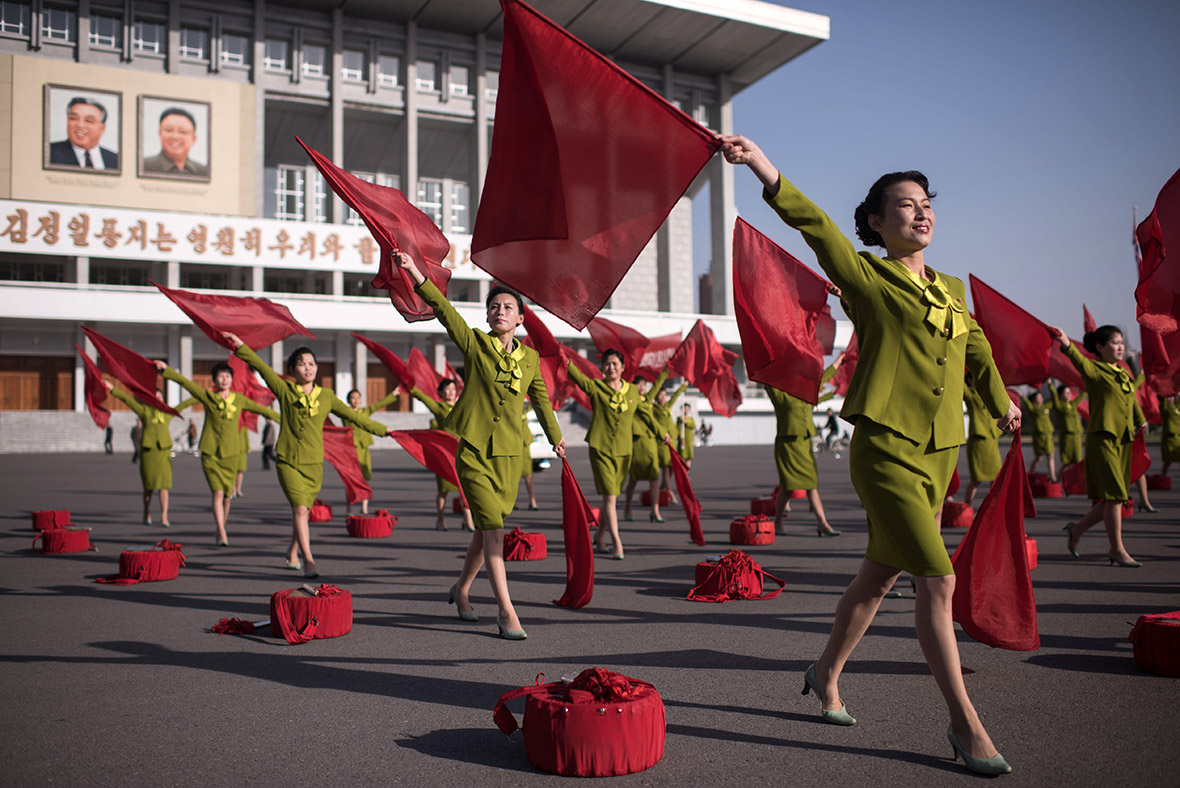 Photos of daily life in North  Korea  as Pyongyang prepares 