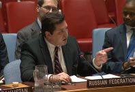 Russian UN ambassador Vladimir Safronkov Russian UN ambassador Vladimir Safronkov