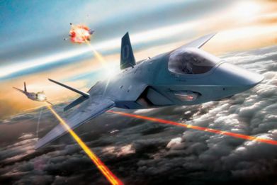 Optical warfare: laser weapons on fighter jets