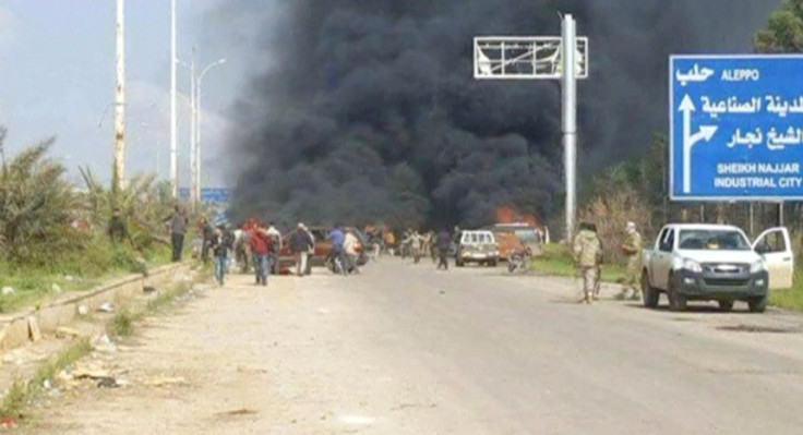 aleppo bus blast