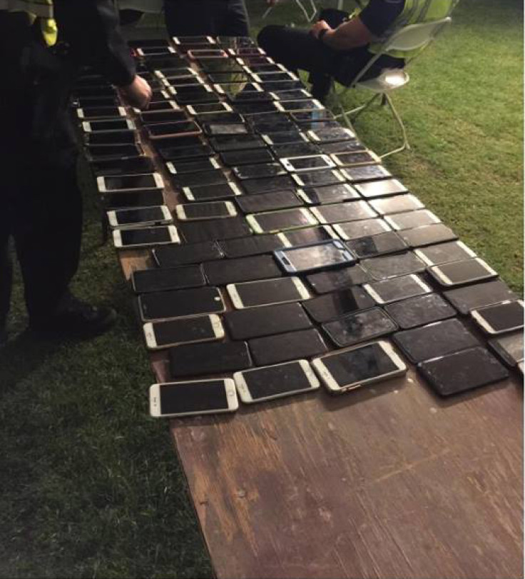 Stolen iPhones at Coachella