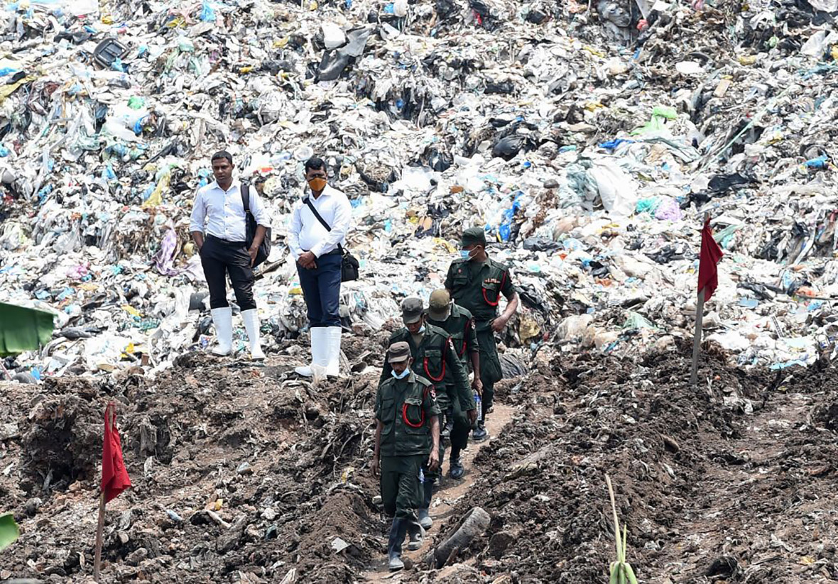 Colombo rubbish dump collapse 