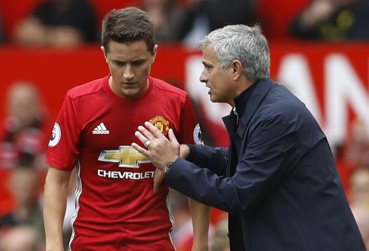 Ander Herrera and Jose Mourinho