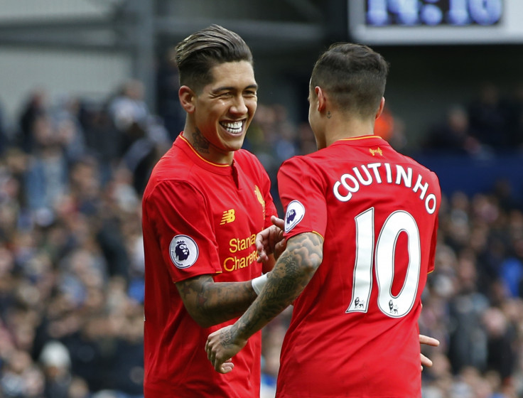 Roberto Firmino and Philippe Coutinho