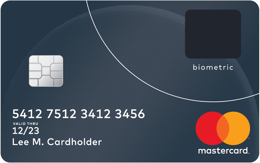 Mastercard Biometric Fingerprint card