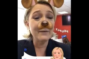 Marine Le Pen Snapchat