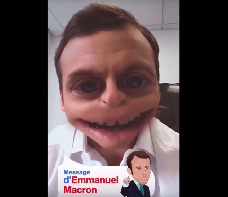 Emmanuel Macron Snapchat
