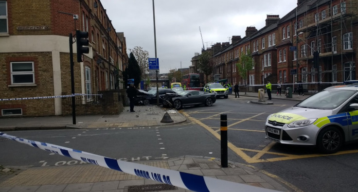 Battersea car crash