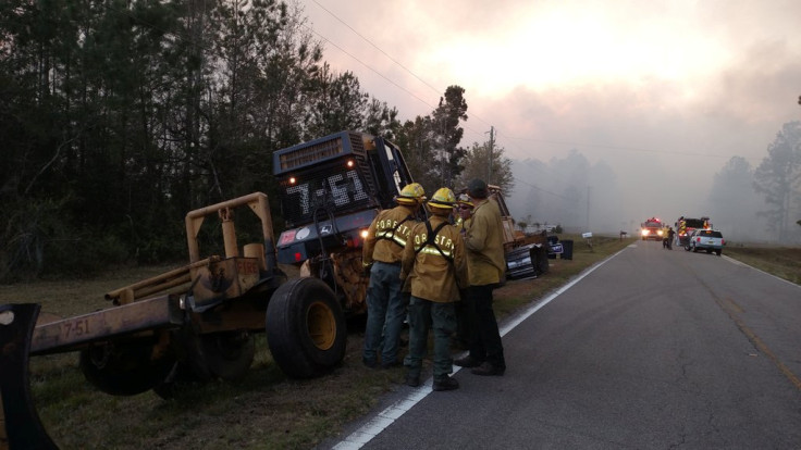 Florida wildfire Nassau