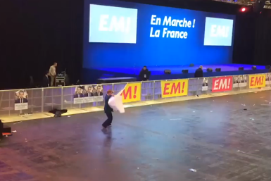 Macron supporter didn't want election party to end