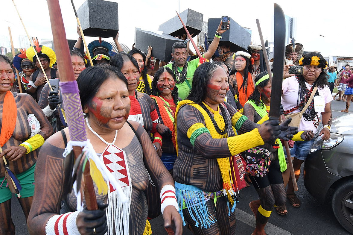 Indigenous protest 