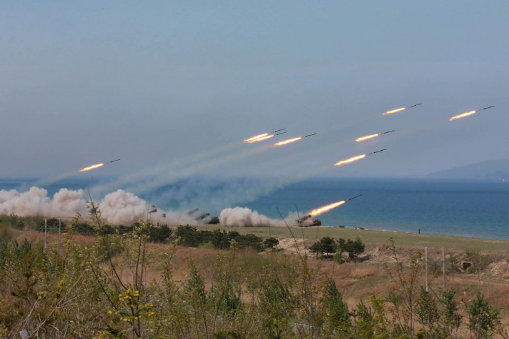 North Korea live fire exercise