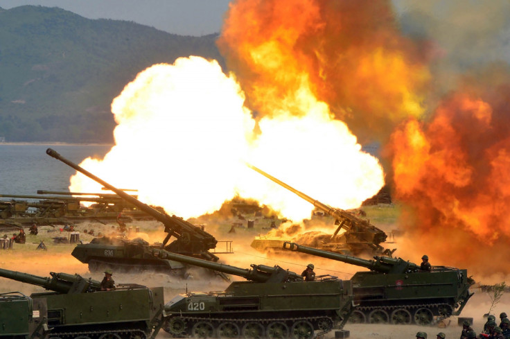 North Korea live fire exercise