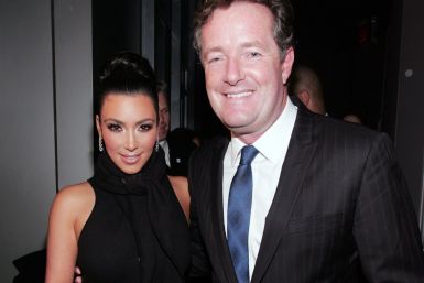 Kim Kardashian and Piers Morgan 