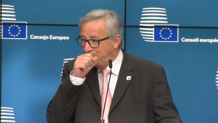 Juncker jokes about food after discussing Brexit over dinner with Theresa May