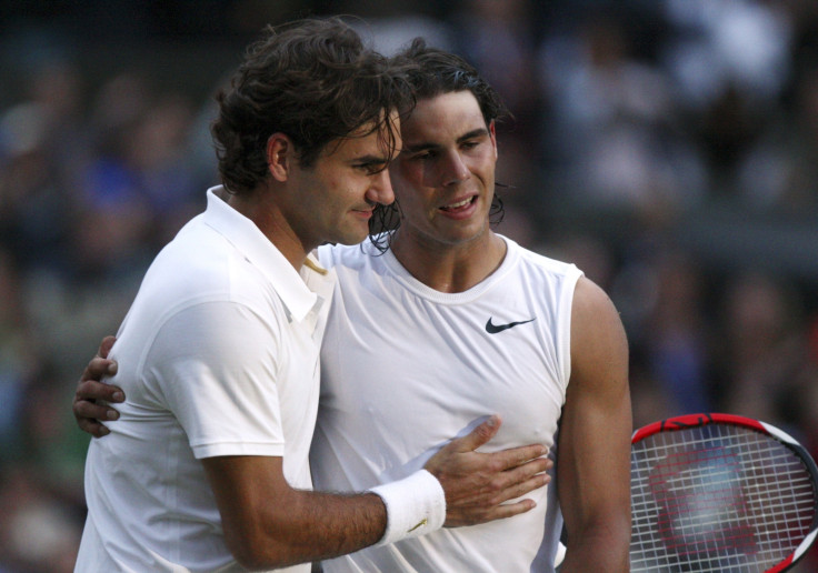 Rafael Nadal and Roger Federer