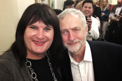 Sophie Cook and Jeremy Corbyn