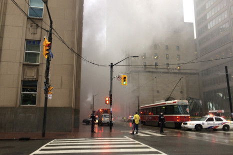 Toronto financial district fire