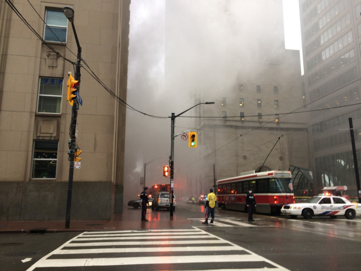 Toronto financial district fire