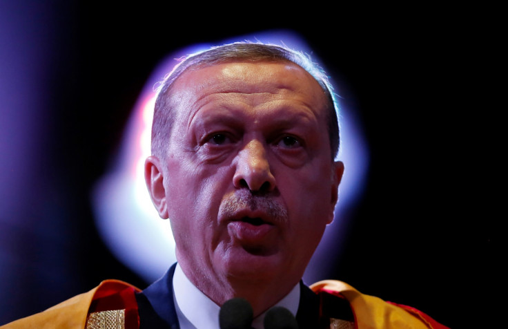 Turkey Erdogan honorary doctorate