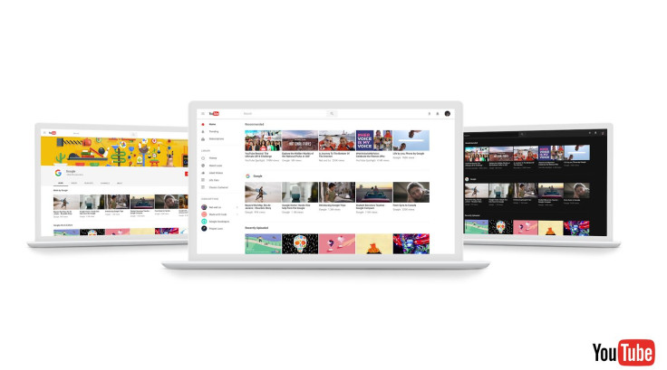 YouTube redesigns desktop site with Material design