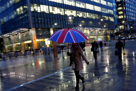 UK umbrella in Canary Wharf