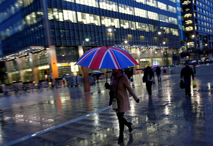 UK umbrella in Canary Wharf