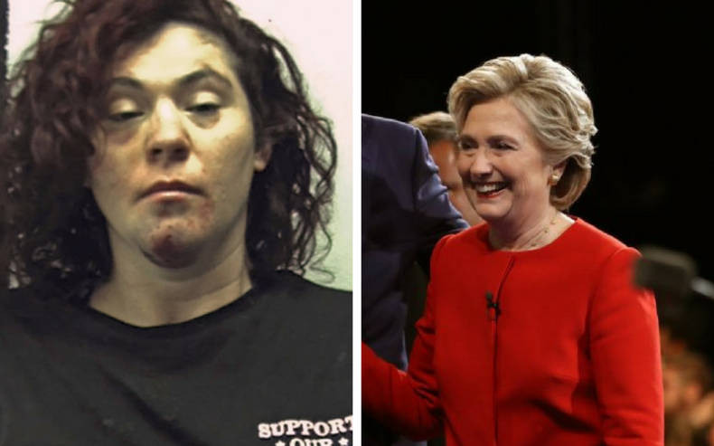 Drunk driver says she is Hillary Clinton