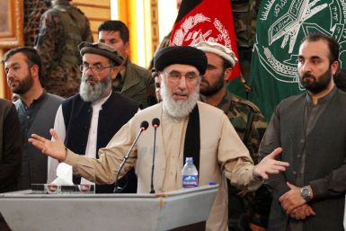 Afghan warlord Gulbuddin Hekmatyar 