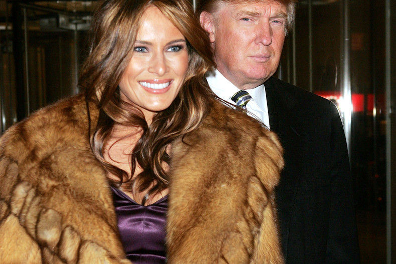 Melania Trump fur