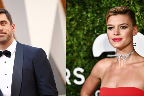 Aaron Rodgers and Kelly Rohrbach 