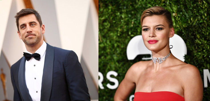 Aaron Rodgers and Kelly Rohrbach 