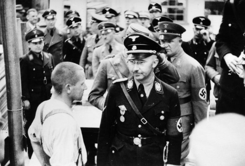 Heinrich Himmler oversaw the Gestapo and the concentration camps.