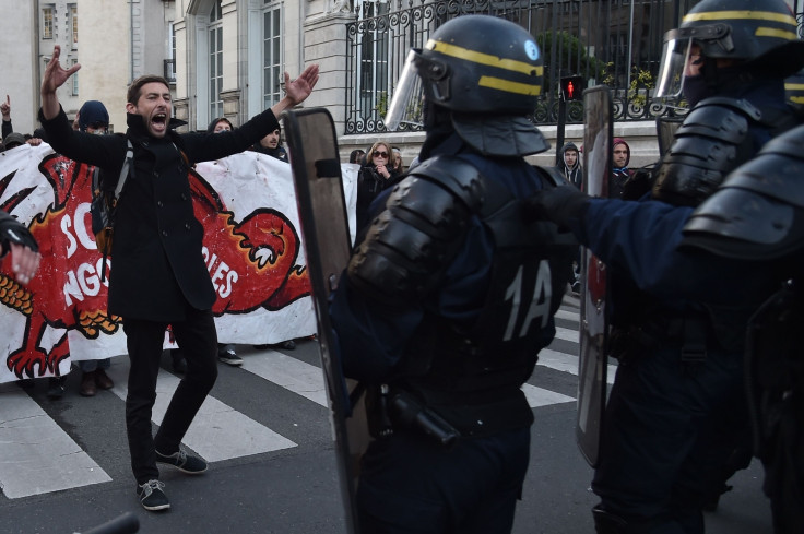 French protest