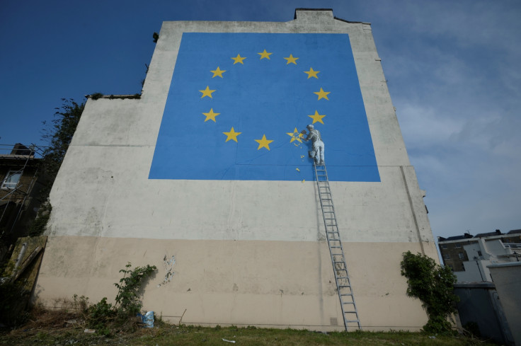 Banksy EU flag artwork