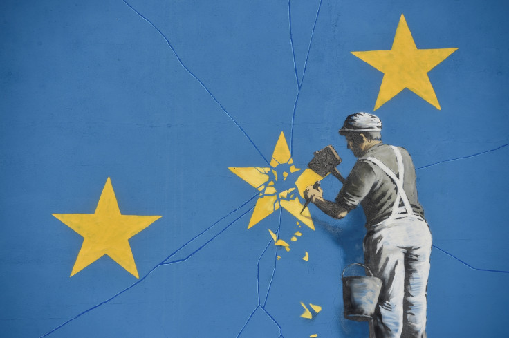 Banksy EU flag artwork