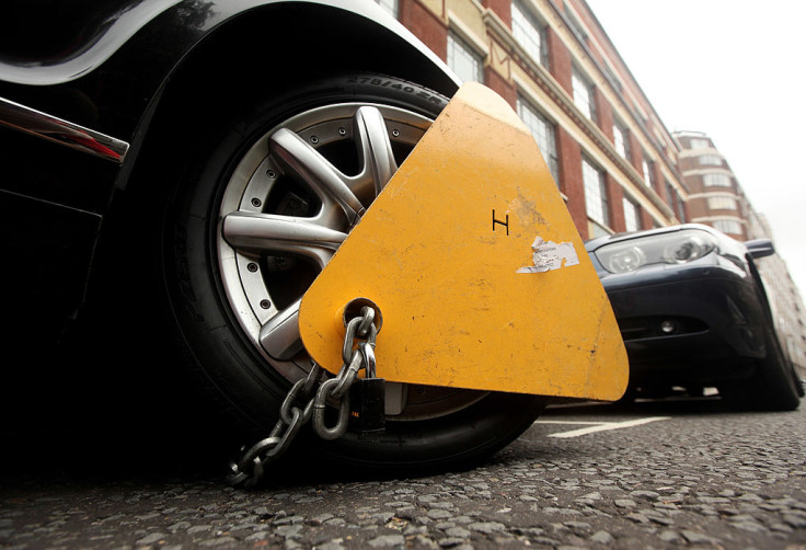 Clamped car