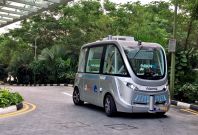 Navya's Arma autonomous shuttle bus