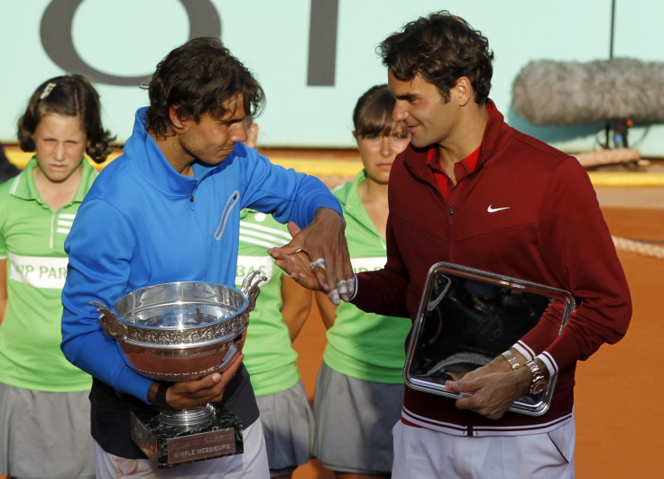 Rafael Nadal and Roger Federer