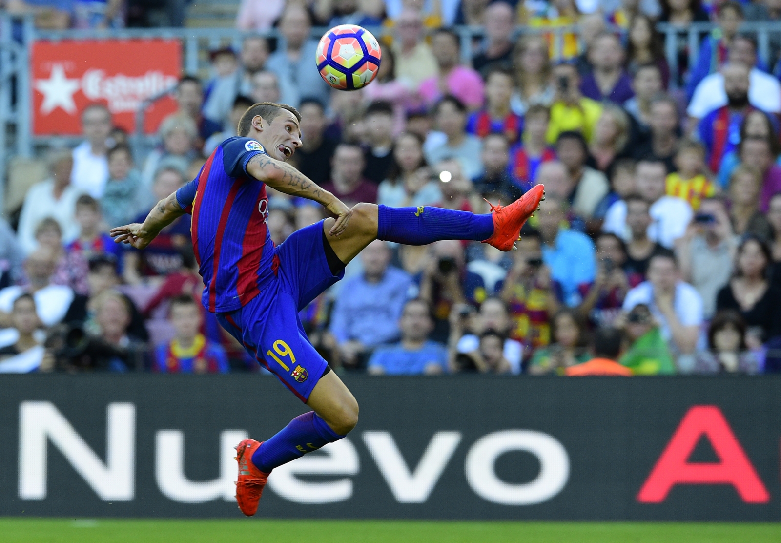 Barcelona's Lucas Digne Trains Ahead Of Trip To Las Palmas But Four ...