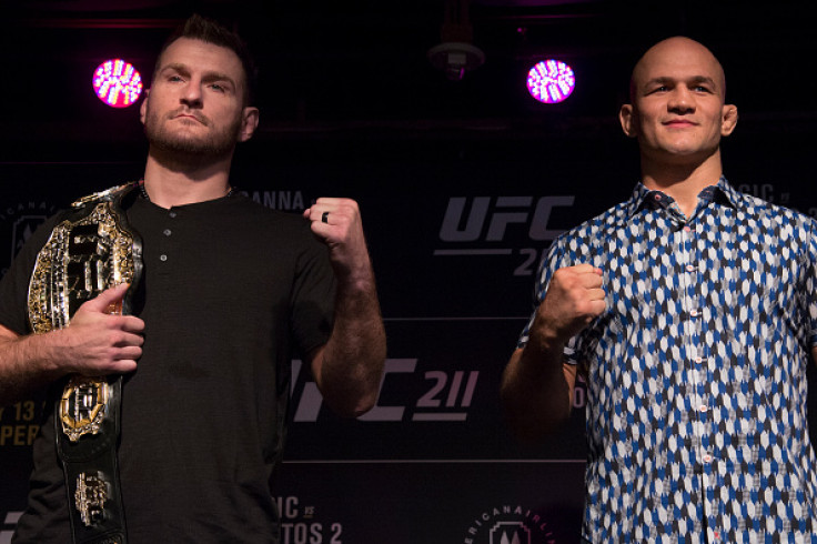 Stipe Miocic and Junior Dos Santos