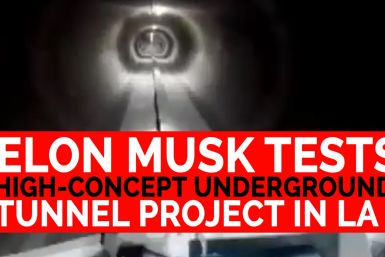 Elon Musk Tests High-Concept Underground Tunnel Project In LA