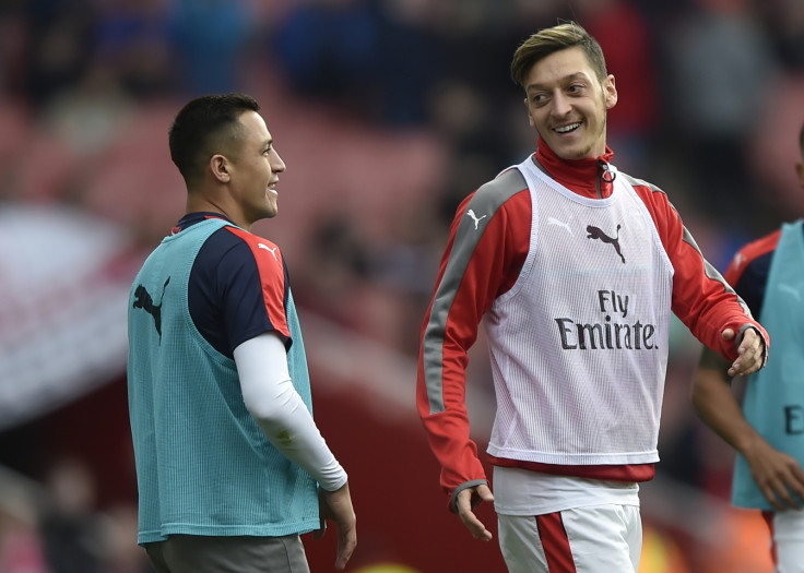 Alexis Sanchez and Mesut Ozil