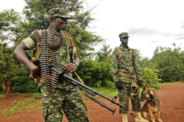 Ugandan troops in the CAR