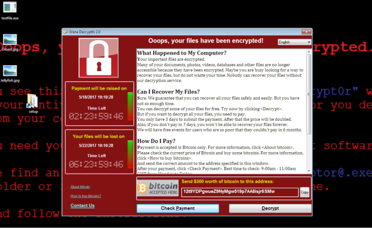 WannaCry ransom